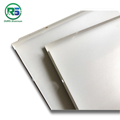 Waterproof White Metal Clip In Ceiling Tiles 0.6mm Perforated Metal Ceiling Panel For Office