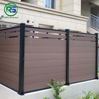 Modern Contemporary AA1100 Aluminium Privacy Fence Multicolour  Easily Assembled