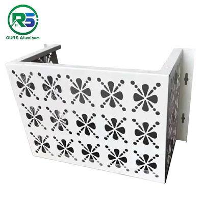 Colorful Air Conditioner Vent Louver With Interior And Exterior Wall