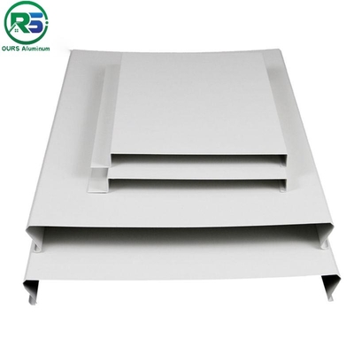 White Powder Coated 15mm Aluminium Strip Ceiling H Shaped Sheet Metal Ceiling