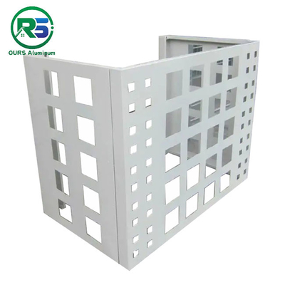Colorful Air Conditioner Vent Louver With Interior And Exterior Wall