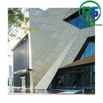 Construction Aluminum Energy Saving Wall Cladding Exterior Soundproof ACP Clading Curtain Wall