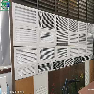 Sound Proof Artistic Perforated Air Conditioner Cover Vent Louver Unique